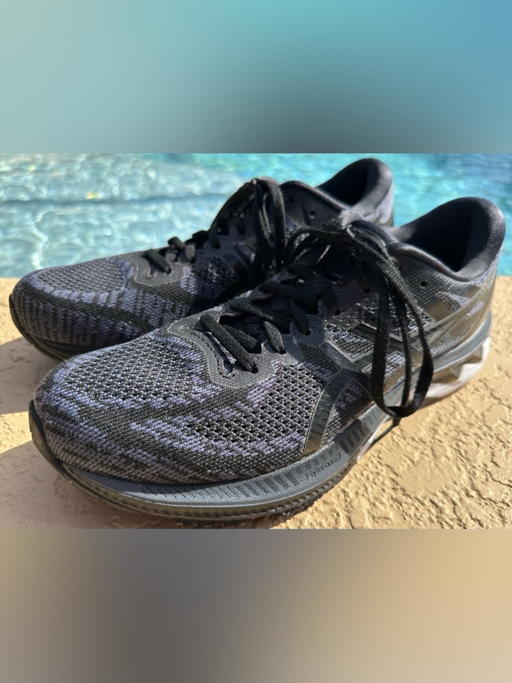 Asics GEL Kayano 27 Black Gray Running Shoes 1012A715 Women’s Shoes Size 11.5